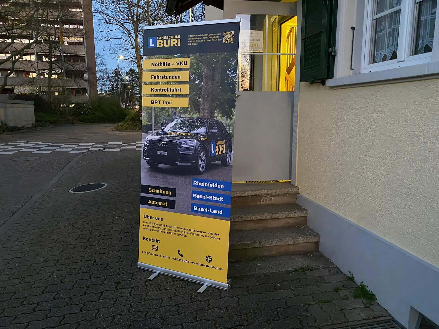 Standort und Kursinfrastruktur der Fahrschule Buri