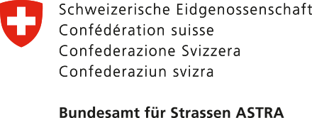 Logo der schweizerischen Eidgenissenschaft Astra, welches auf der Webseite der Fahrschule Buri verlinkt wird.